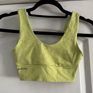 Geyed Neon Green Sports Bra
